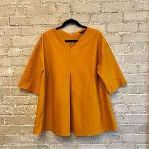 COS Burnt Orange A-Line Top - Size L
